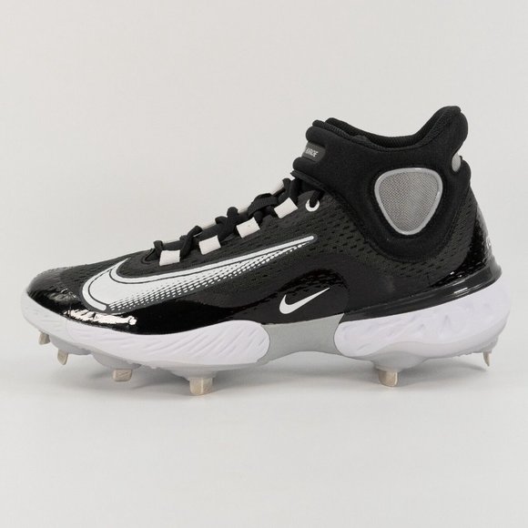 Nike Alpha Huarache Elite 4 Mid \'Black Dark Smoke Grey\' DJ6520-011 main image 8